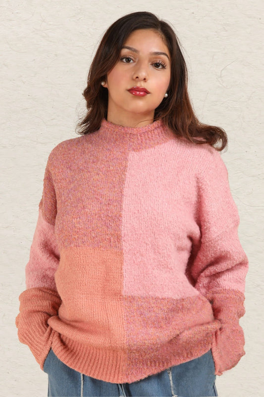 Colorblock Sweater