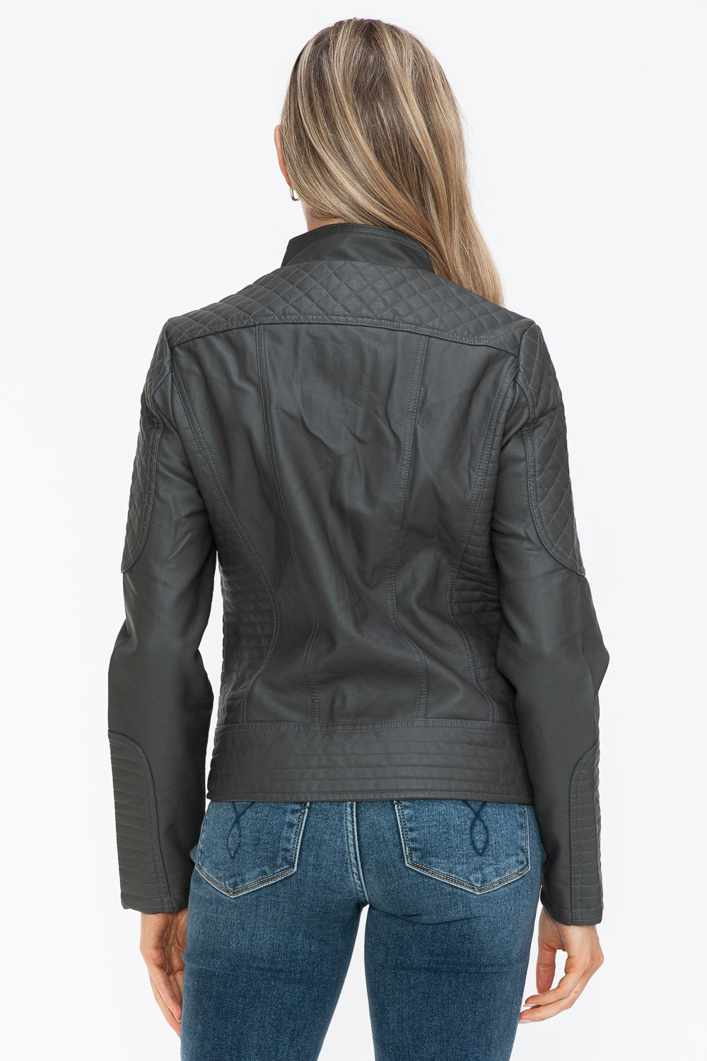 Faux Leather Jacket