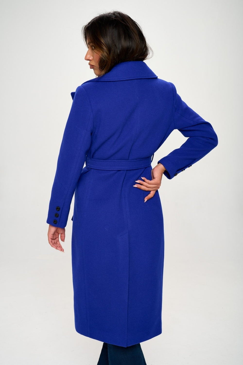 Longline Coat with Belt