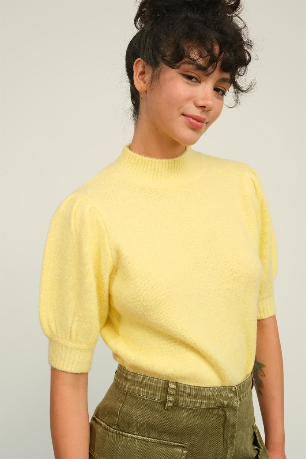 Puff Sleeve Sweater